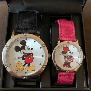 Disney Mickey and Minnie His and Hers watches new